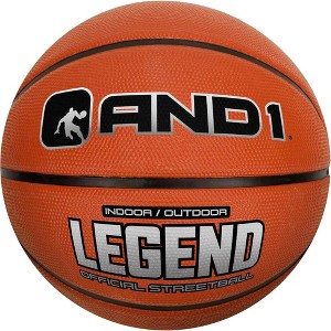 AND1 The Legend Rubber Basketball - Size 7 (29.5