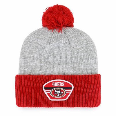 NFL San Francisco 49ers Men's Badge Knit Beanie - Gray