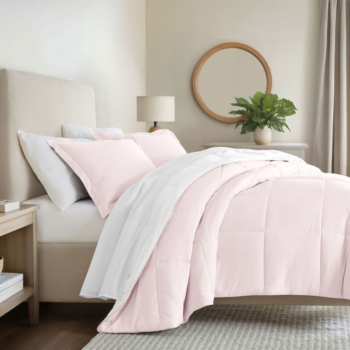 Becky Cameron Reversible Comforter and Shams Set Ultra Soft