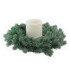 Northlight 16" Unit Frosted Green Pine Artificial Christmas Wreath - 2 of 4