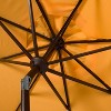 Venice Single Scallop 9Ft Crank Push Button Tilt Umbrella - PAT8010 - Safavieh - 4 of 4