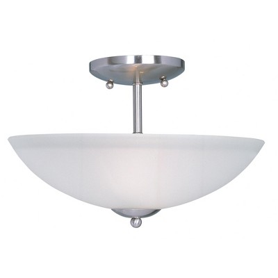 Maxim Lighting Logan 2 - Light Semi-Flush Mount in  Satin Nickel
