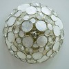 Crystorama Lighting Palla 3 - Light Flush Mount in  Antique Silver - 2 of 4
