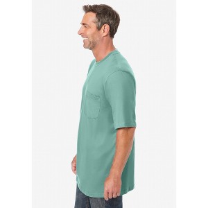 KingSize Shrink-Less Lightweight Pocket Crewneck T-Shirt - 1 of 4