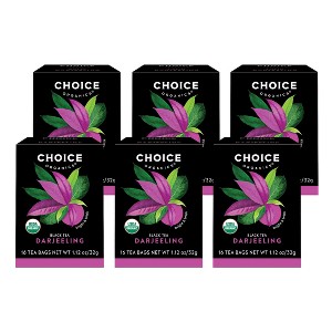 Choice Organics  Darjeeling Tea -  96 ct , 6 Pack - 1 of 4