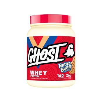 GHOST Whey Protein Powder - Nutter Butter - 22oz