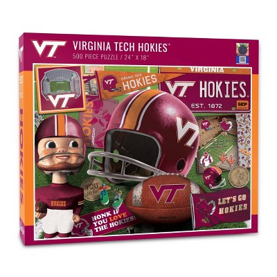 NCAA Virginia Tech Hokies Throwback Puzzle 500pc