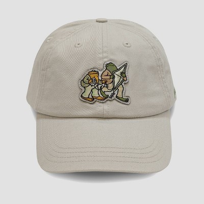 Men's Frog and Toad Baseball Hat - Beige