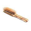 Bass Brushes The Green Brush - Premium Bamboo Handle and Bamboo Pin Style & Detangle Hair Brush - 7 Row - 3 of 4