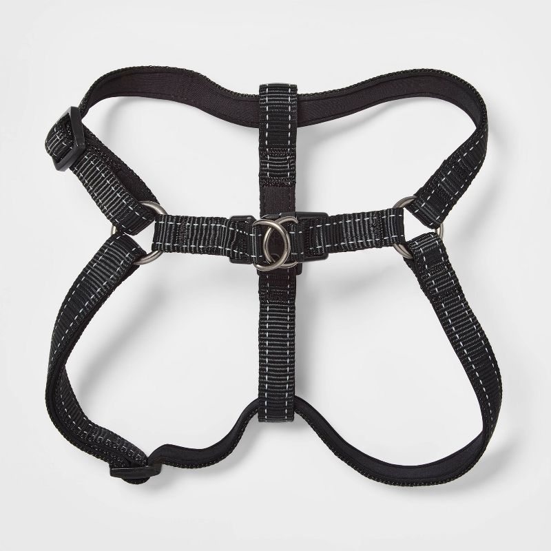 Core Reflective Step in Dog Adjustable Harness - Black - Boots & Barkley™, 3 of 5