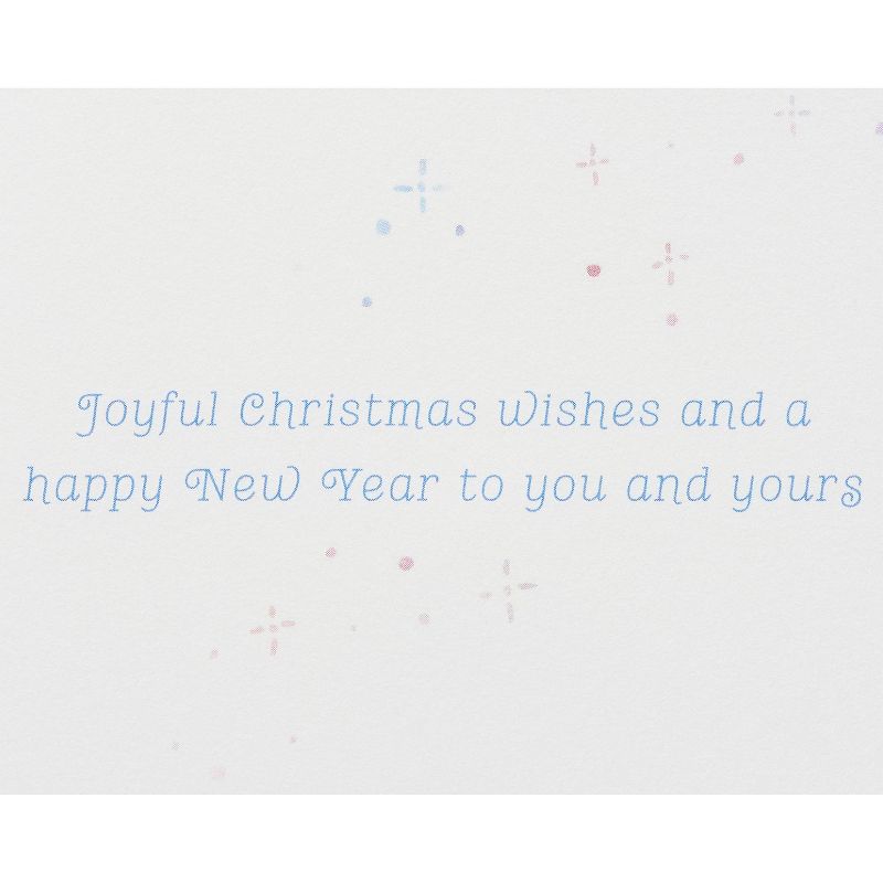 Christmas Card Iridescent Ornament - PAPYRUS, 4 of 7