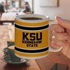 Kennesaw State KSU Stripes Ceramic Coffee Mug Novelty Gift Mugs for Coffee Tea and Hot Drinks 11oz White - 4 of 4