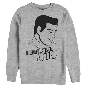 Men's Cinderella Prince Charming Happily Ever After Sweatshirt - 1 of 4