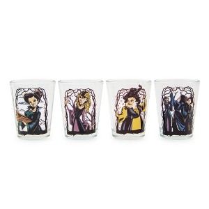 Silver Buffalo Disney Hocus Pocus Sanderson Sisters Portraits 1.5-Ounce Shot Glasses | Set of 4 - 1 of 4