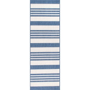 Nuloom Robin Multi Stripe Indoor/Outdoor Area Rug - 1 of 4
