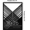 Americanflat 18x26 Poster Frame with Polished Plexiglass - Streamline Collection - Thin Border Picture Frame for Wall Display - Black - 2 of 4