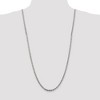 Black Bow Jewelry 4.25mm Sterling Silver Solid Rope Chain Necklace - 2 of 4