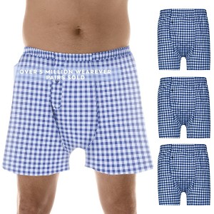 3-Pack Wearever Men's 2-in-1 Reusable Incontinence Boxers - 1 of 4