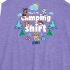 Girls' - Paw Patrol - This Is My Camping Shirt Graphic Sleeveless Aline Dress - 2 of 4