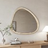Wooakway 38.93"H 44.9"W Solid Wood Accent Mirror Novelty Wall Mirror Asymmetrical Bathroom/Vanity Mirror - 4 of 4