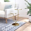 Zuo Marc Side Table White & Gold - 2 of 4