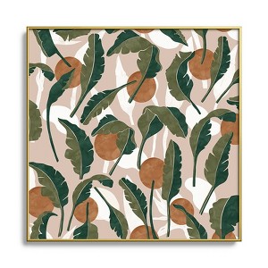 Marta Barragan Camarasa Simple tropical nature T Metal Framed Art Print - Deny Desings - 1 of 3