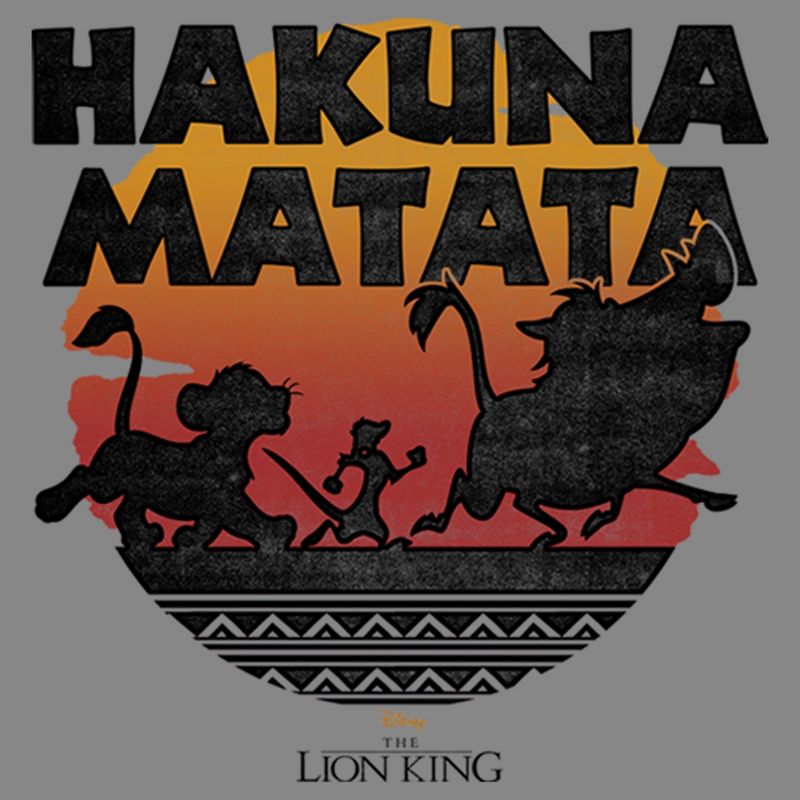 Boy's Lion King Hakuna Matata Sunset Circle Performance Tee, 2 of 5