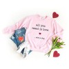 Simply Sage Market Women's Graphic Sweatshirt All You Need Is Love and A Dog - 3 of 3