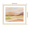 Kate and Laurel Desert Dreams by Nikita Jariwala Framed Wall Art Print, 26 x 22, Woodgrain Stripe Blonde - 2 of 4