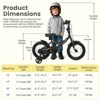 Costway 14" Kids Bike with Removable Training Wheels Adjustable Seat & Handlebar Handbrake - 3 of 4