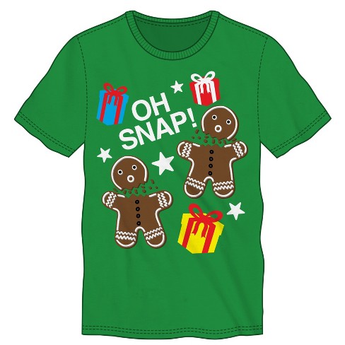 oh snap shirt gingerbread man