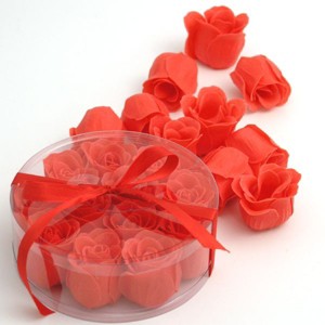 Wrapables Scented Rose Soaps (Set of 12) - 1 of 4