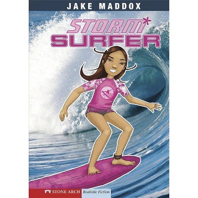 Storm Surfer - (Jake Maddox Girl Sports Stories) by  Jake Maddox (Paperback)