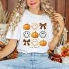 Simply Sage Market S.W.Smiley Pumpkin Coquette Chart Garment Dyed Tee - 2 of 4