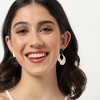 SOHI Women's Block Drop Earrings - 3 of 3