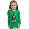 Looney Tunes Bugs Bunny, Lola Bunny, Tweety Bird, Tazmanian Devil Christmas Tight Fit Family Pajama Set Green - 2 of 4
