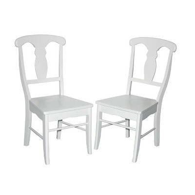 Set of 2 Empire Chair White - Buylateral