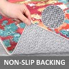 Rug – Washable Modern Soft Low Pile Carpet, Non Slip, Stain Resistant for Bedroom, Farmhouse, Entryway, Dining Room - 4 of 4