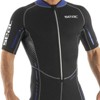 SEAC M.Corto Trendy Man 2.5mm Neoprene Shorty Wetsuit with Front Zip for Water Sports - 2 of 3