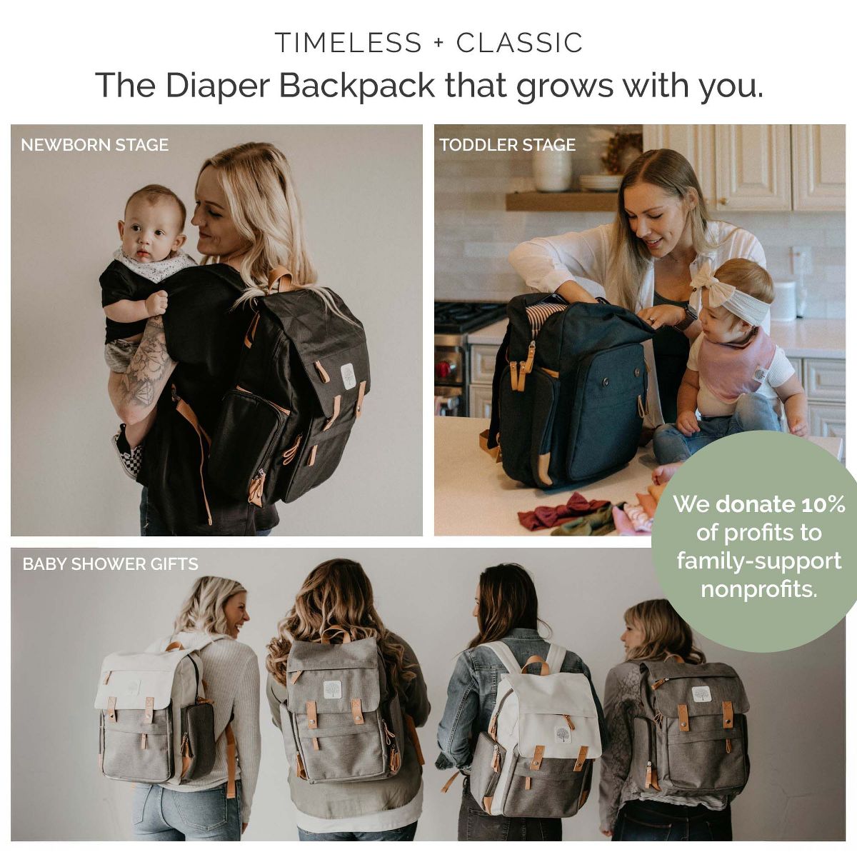 Parker Baby Co. Diaper Backpack - thumbnail 7
