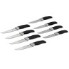 Oster Lindbergh 22 Piece Stainless Steel Cutlery Set with Storage Block in Black - 4 of 4