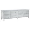 vidaXL Patio Storage Box White 78.1 in.x19.7 in.x22.2 in. Solid Wood Fir - 2 of 4