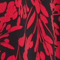 red black floral