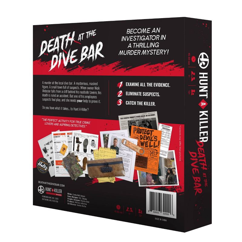 Hunt A Killer: Death At The Dive Bar Murder Mystery Game, 3 of 14