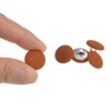 Unique Bargains Round Metal Sewing Cloth Covered Button 10 Pcs - 4 of 4