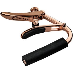 Shubb Capo Royale Series C1G-Rose Capo For Steel String Guitar, Rose Gold Finish - 1 of 1
