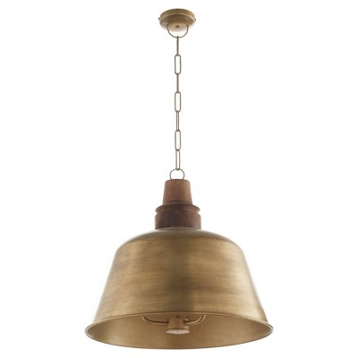 Quorum Lighting 3 - Light Pendant in  Artisan Brass