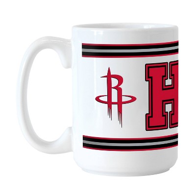 NBA Houston Rockets Stripe Sublimated Mug - 15oz