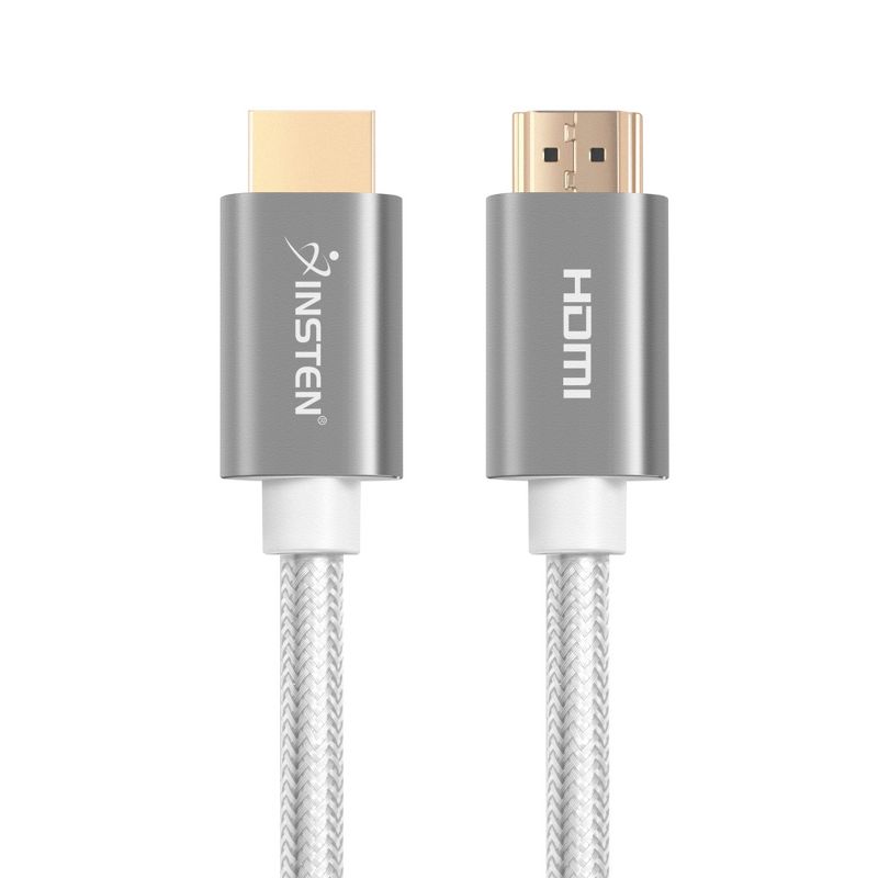 Insten - 1.5 Feet HDMI Male to Male Cable, 2.1 Version, 8K 60Hz, 48Gbps, Gold Connectors, Nylon Braided, 4 of 8