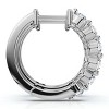Pompeii3 1Ct 6-Stone Diamond Hoops 10k Gold Lab Created - 2 of 4